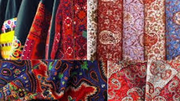 تاثیر نقوش پارچه روی اندام 